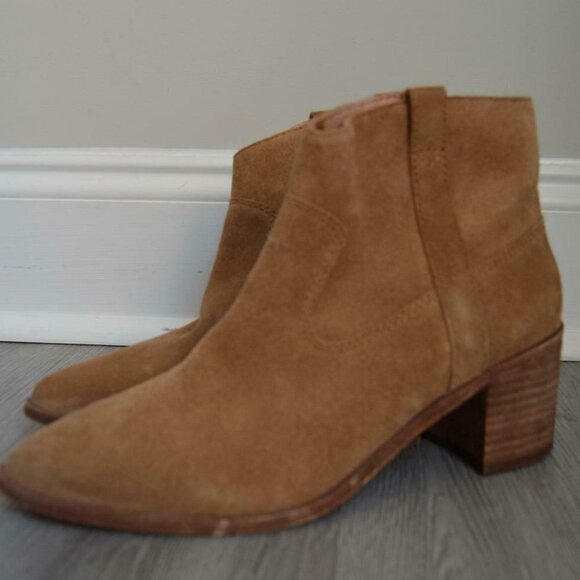 ! Madewell $210 The Lonnie Boot in Suede F8674 - Picture 1 of 2